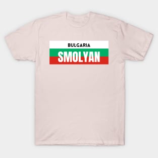 Smolyan City in Bulgarian Flag T-Shirt